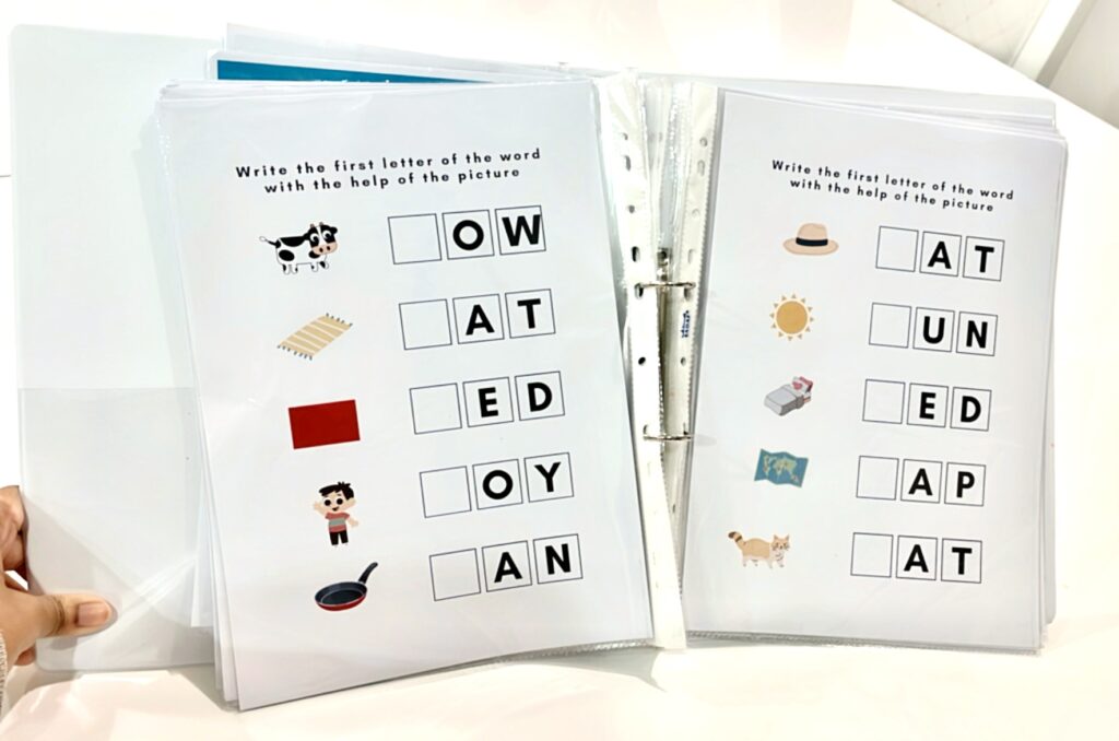 How to start learning 3 letter words for kids