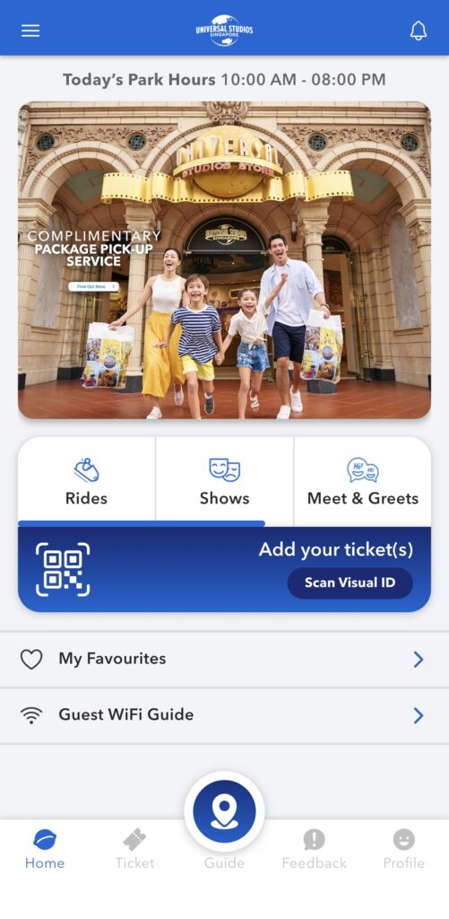 Universal Studios Singapore app