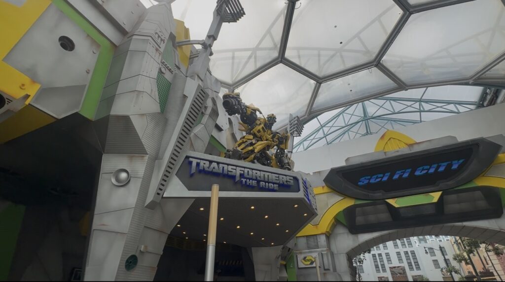 Universal Studio Singapore Sci Fi City - Transformers The Ride