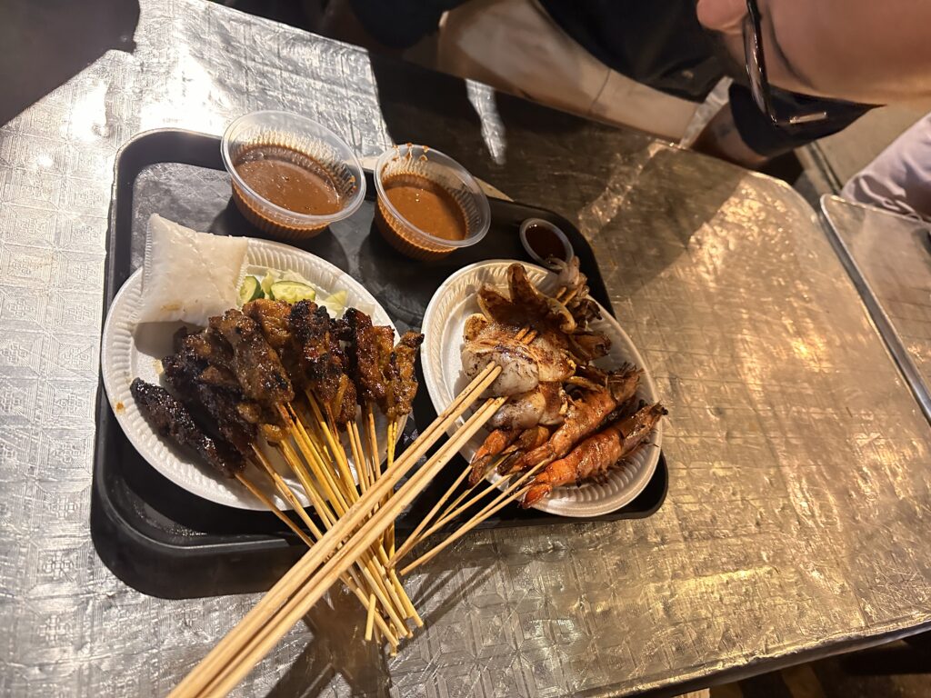 Lau Pa Sat Barbeque street food