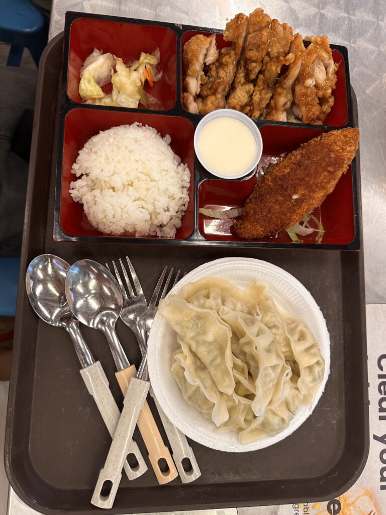 Lau Pa Sat food plates